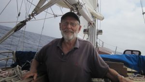 Captain Eric Forsyth sailed more than 320,000 miles during his life, most of them on board his Westsail 42, Fiona. Credit: Forsyth Family