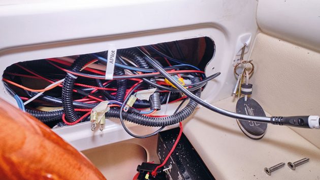 Wiring on a boat