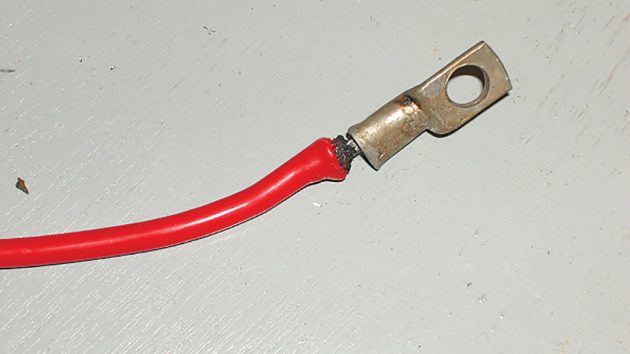 A heavy duty soldered joint