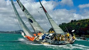 The yacht Translated 9 sailing in Auckland