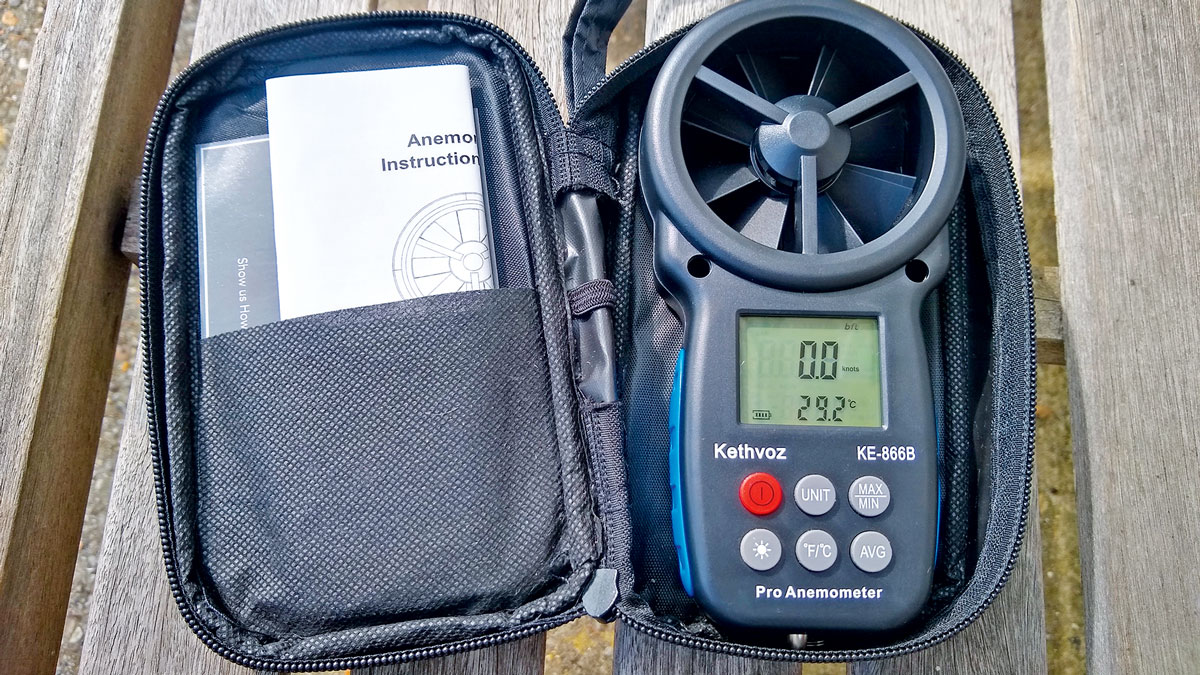 Kethvoz KE866B digital anemometer Practical Boat Owner