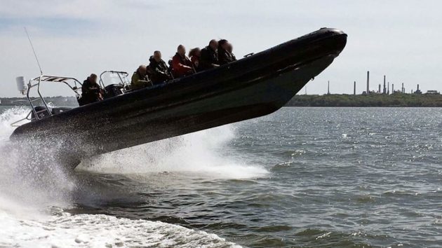A RIB which was involved in the Seadogz RIB crash