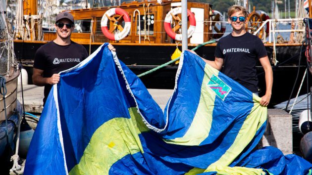 Spinnaker recycling in Cornwall