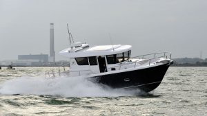 A Sargo 31 motor yacht