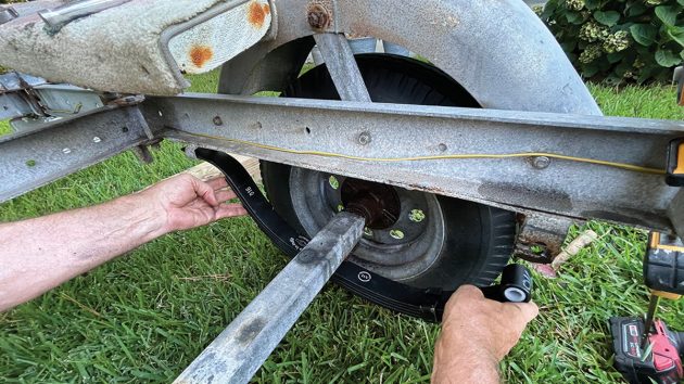 Boat Trailer Springs Sturdy Built (2) Trailer Leaf Springs 26'' 3 Leaf 3500 Lbs Capacity Per Pair Open Eye, Black (24020-2 Rear Springs