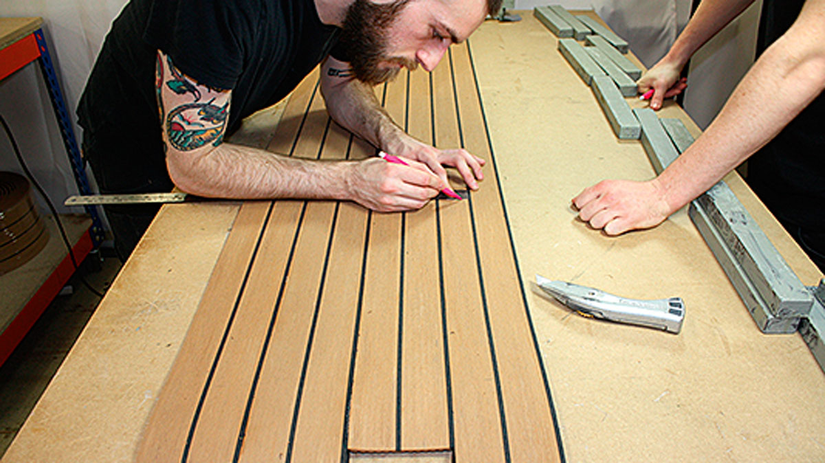 Fitting synthetic teak to a cockpit - Practical Boat Owner