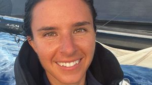 Cole Brauer took 130 days, two hours, 45 minutes and 38 seconds to race around the world. Credit: Cole Brauer – First Light @colebraueroceanracing/Globe Solo Challenge