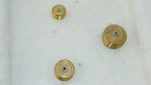 Hose adaptor stowage on a yacht
