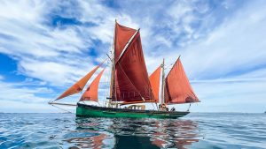 The National Historic Ships UK the Brixham Trawler, Provident.