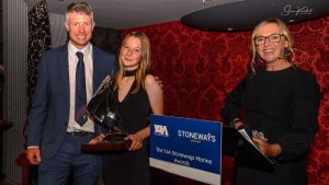 The YJA Young Journalist Award 2021 being awarded