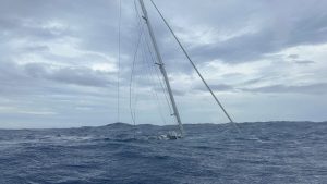An Arcona yacht sinking