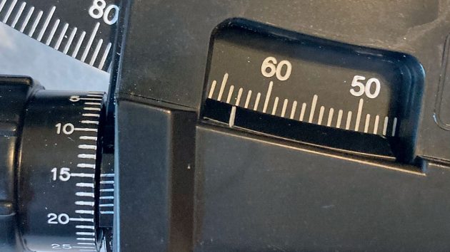 dials on a sextant
