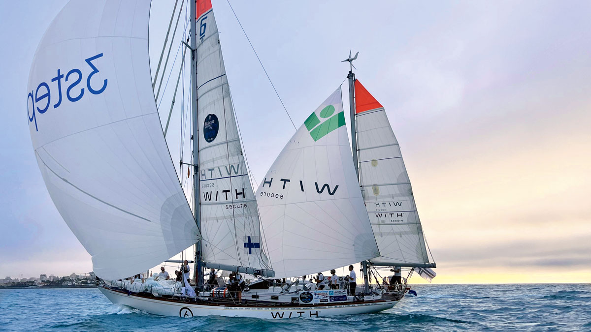 The yacht, Galiana withSecure sailing