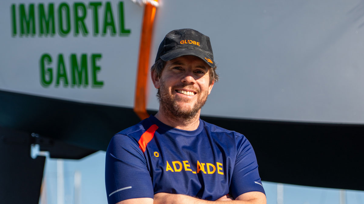 Dan Turner wearing a baseball cap