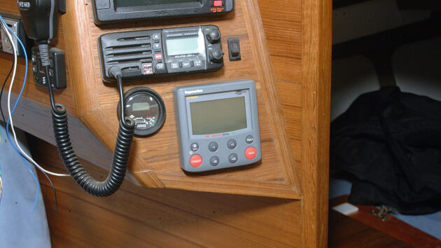 a Raymarine unit for a boat