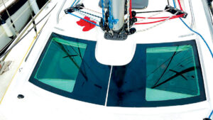 Windows on a Jeanneau Sun Odyssey 42 DS yacht