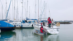 Boating towing by tender