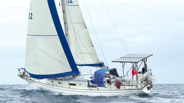 A contessa 32 yacht sailing