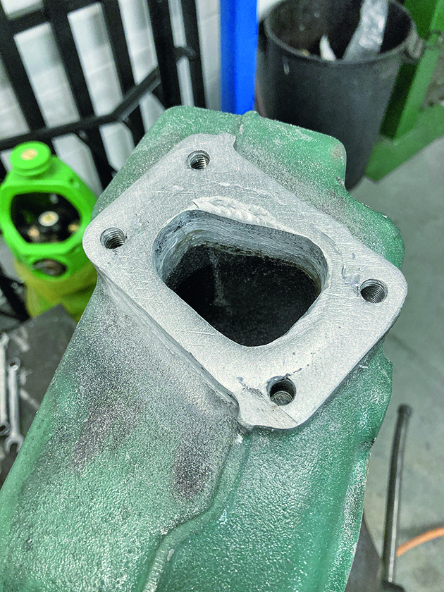 Heat exchanger flange