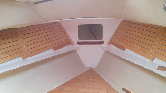 Forepeak of a boat