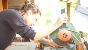The documentary focusses on the work of women in boatbuilding in Italy. Credit: Women in Boatbuilding