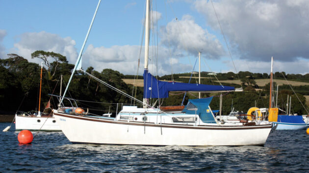 A boat moored