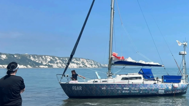 Jazz Turner independently refloated her boat off Folkestone.