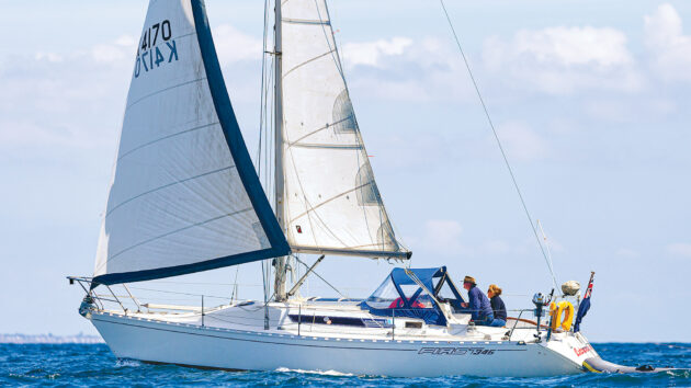 centre cockpit sailboat