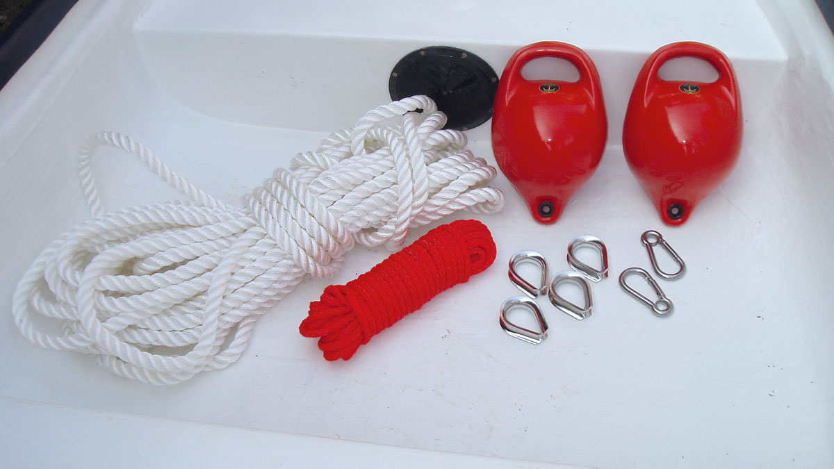 Pick Line Riggign Rigging pile mooring pick-up lines - Practical Boat Owner