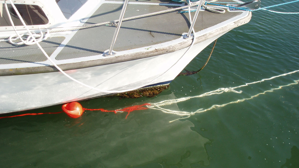 Pick Line Riggign Rigging pile mooring pick-up lines - Practical Boat Owner