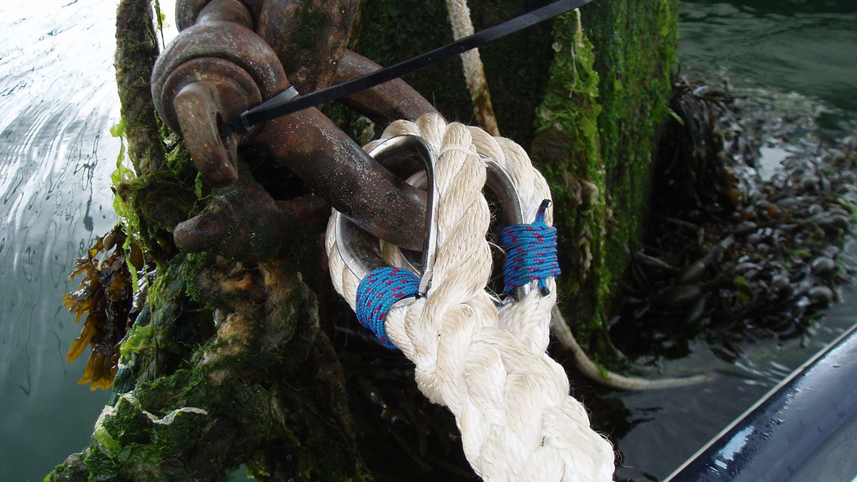 Pick Line Riggign Rigging pile mooring pick-up lines - Practical Boat Owner
