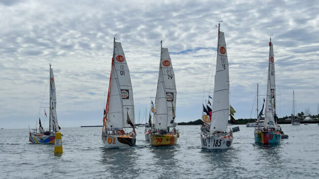 Start of the Mini Globe Race Leg 3