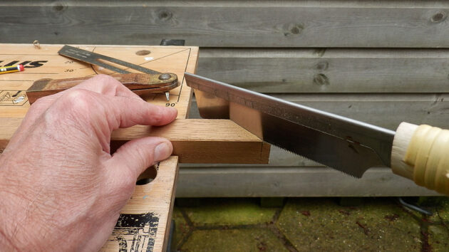A man working on a workbench