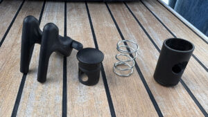 Parts of the adjutable Fender Mate