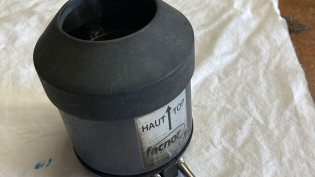 A Facnor C38 swivel car for boat sails