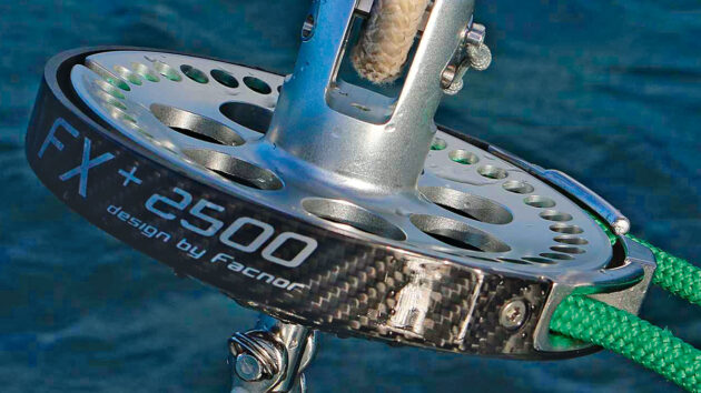 A furling drive on a yacht