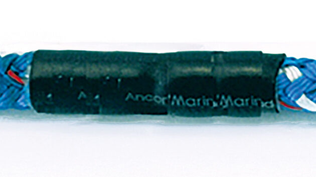 Finished shrink wrapped rope splice