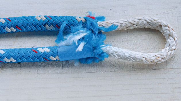 Core of a rope