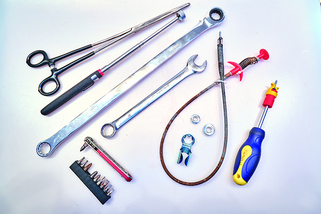 Tools to be used on a boat