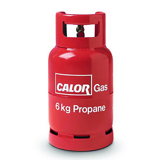 red propane tank