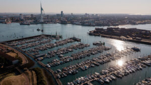 The formerly boatfolk-run Haslar Marina is among those now under the ownership of Premier Marinas. Credit: boatfolk