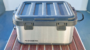 Domestic GO storage box on a boat