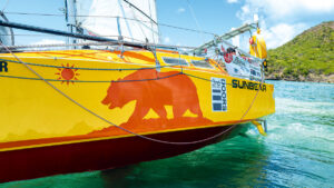 Safety lines rigged on Sunbear