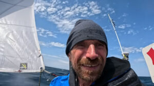 Yann Quenet at sea