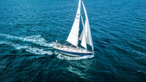 A heavy displacement Rustler 57