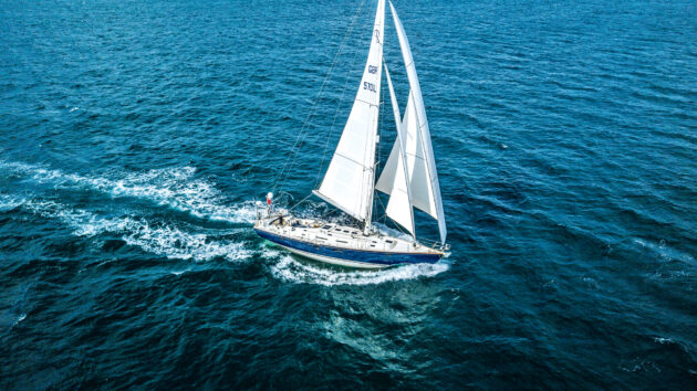 A heavy displacement Rustler 57