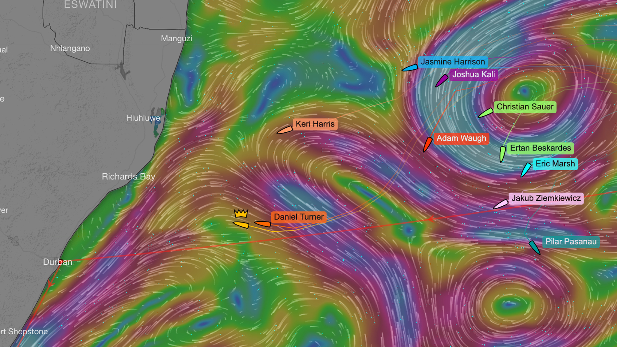 Man overboard and the battle against the Agulhas Currents in Leg 3 of Mini Globe Race