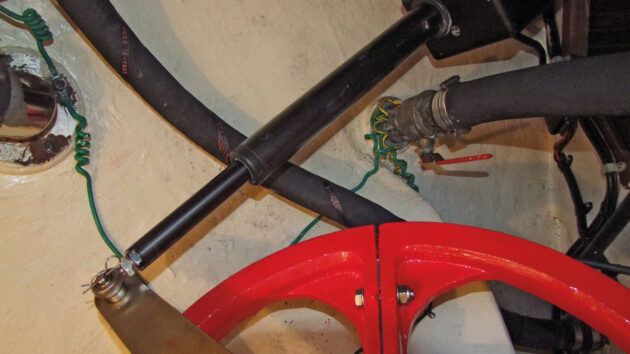 Part of a boat steering system