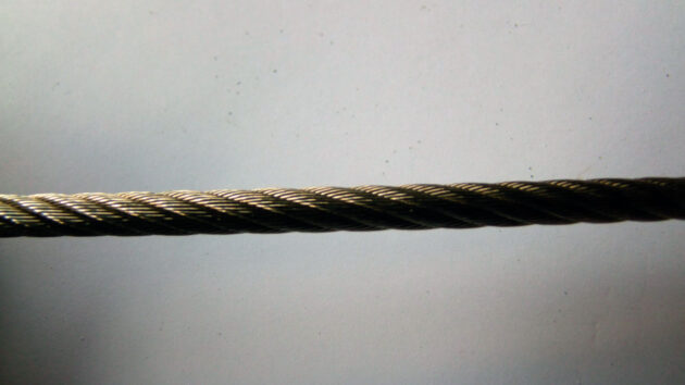 wire cable for a boat steering system