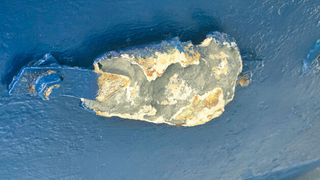 zinc anodes on a boat